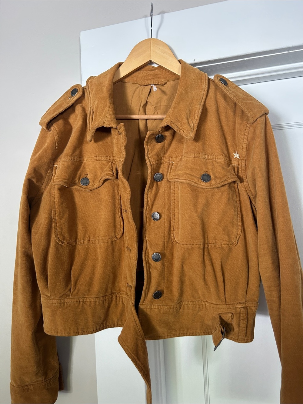 Free People Corduroy Vibe Moto Jacket